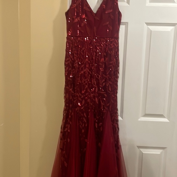 Ever Pretty Red Sequin Prom Dress - Picture 5 of 14